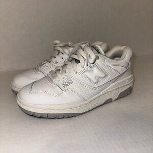New Balance 550 Mens Size 5 White Grey Athletic Shoes Casual white sneakers
